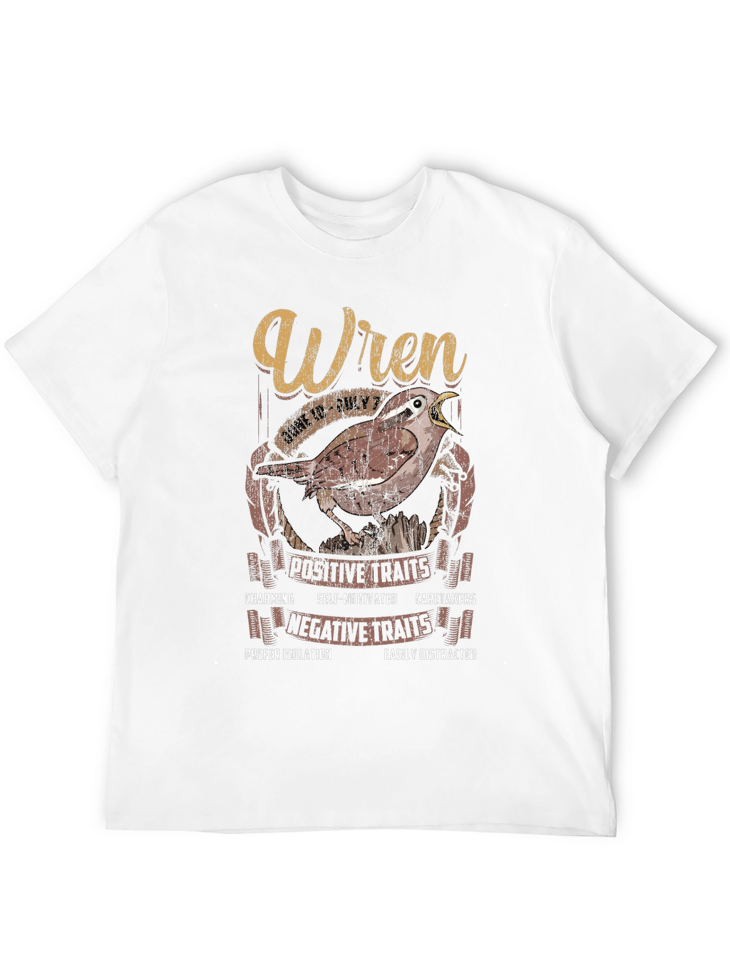 Wren Zodiac Sign T-Shirt: June 10 - July 7