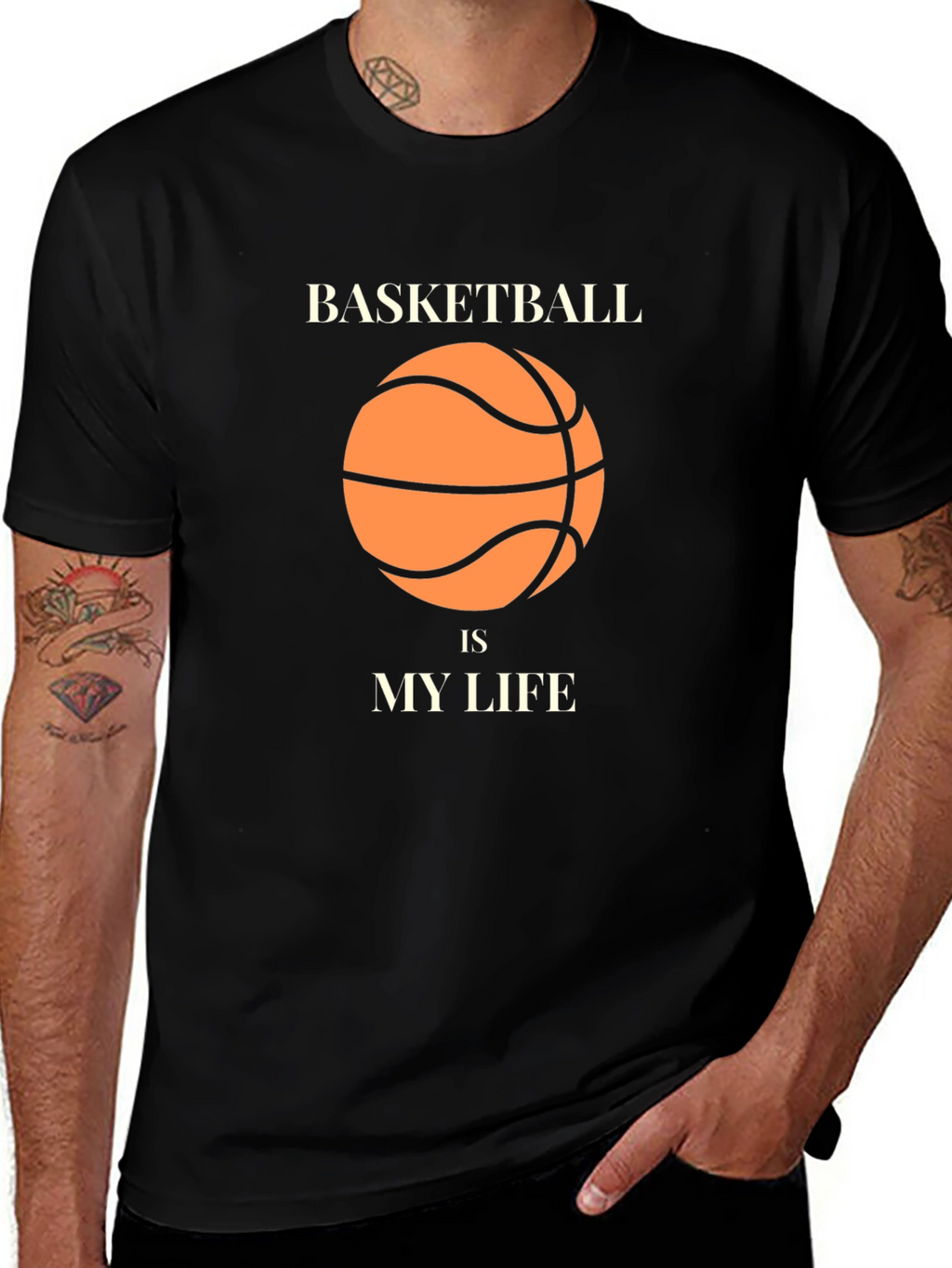Basketball is My Life Graphic T-Shirt