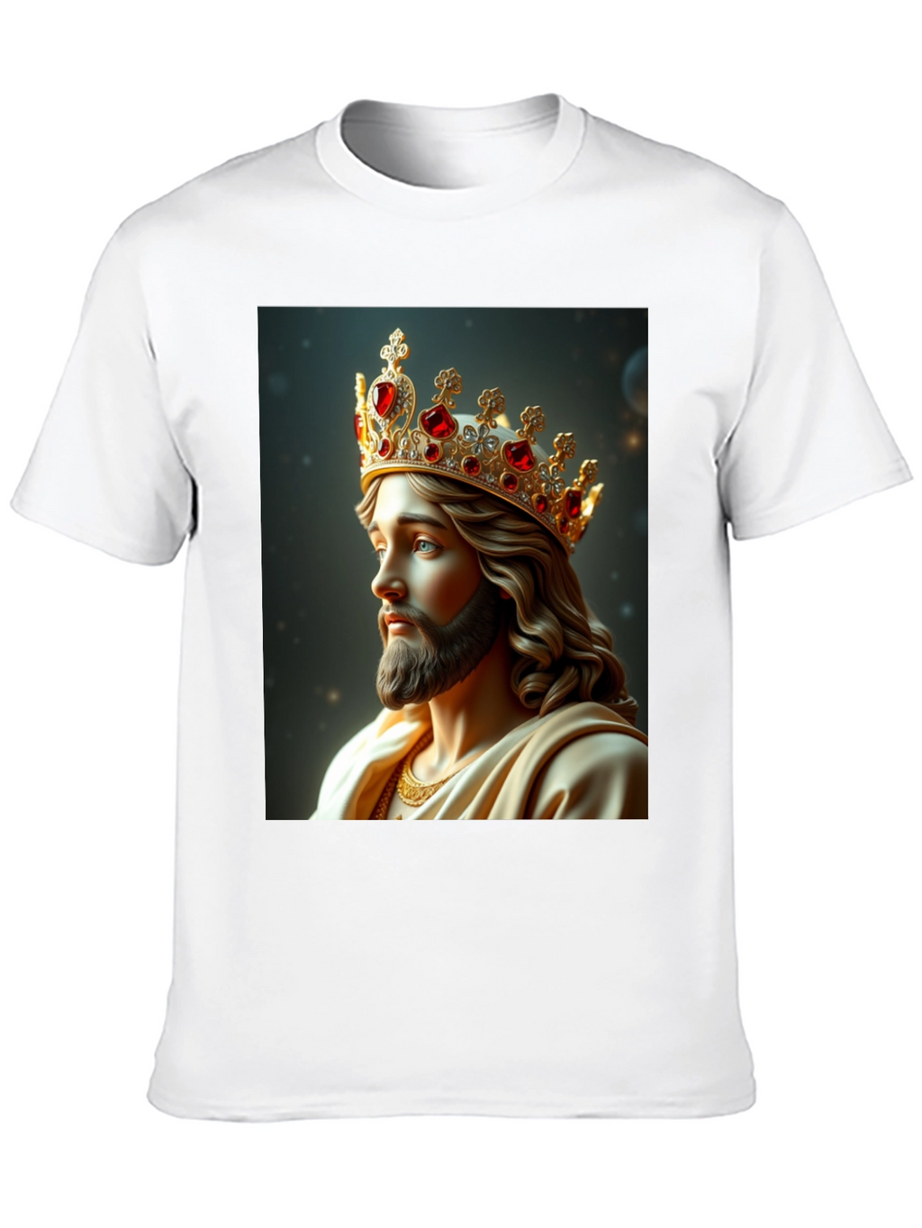 Crowned Figure Graphic T-Shirt