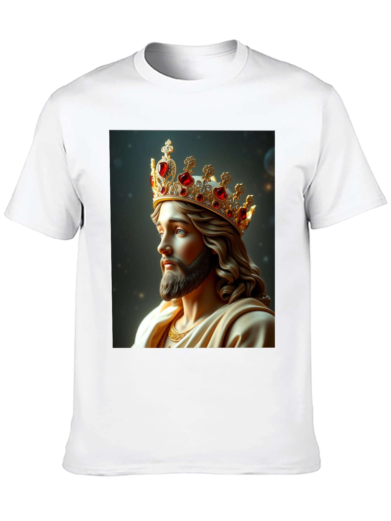 Crowned Figure Graphic T-Shirt
