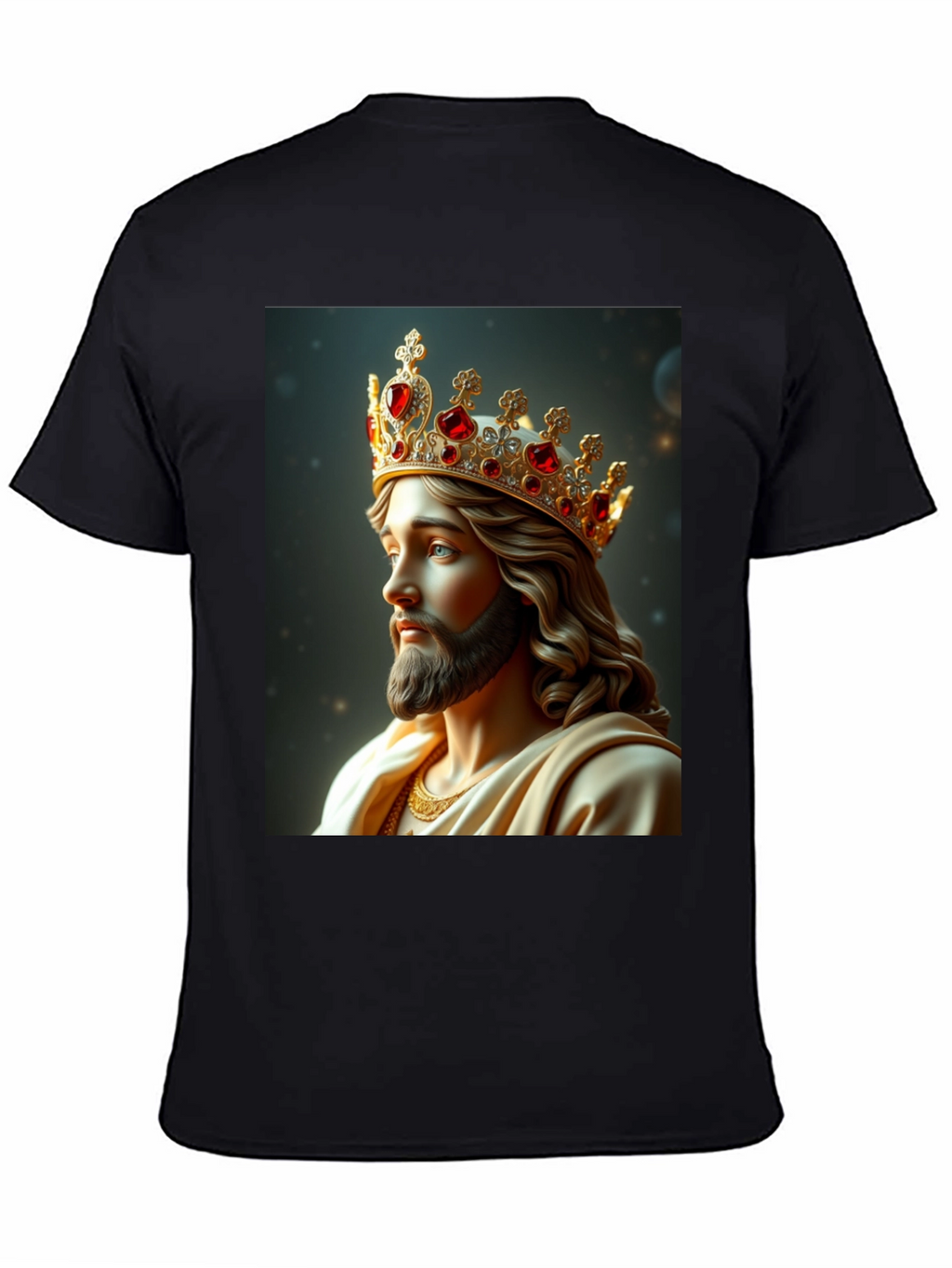 Crowned Figure Graphic T-Shirt