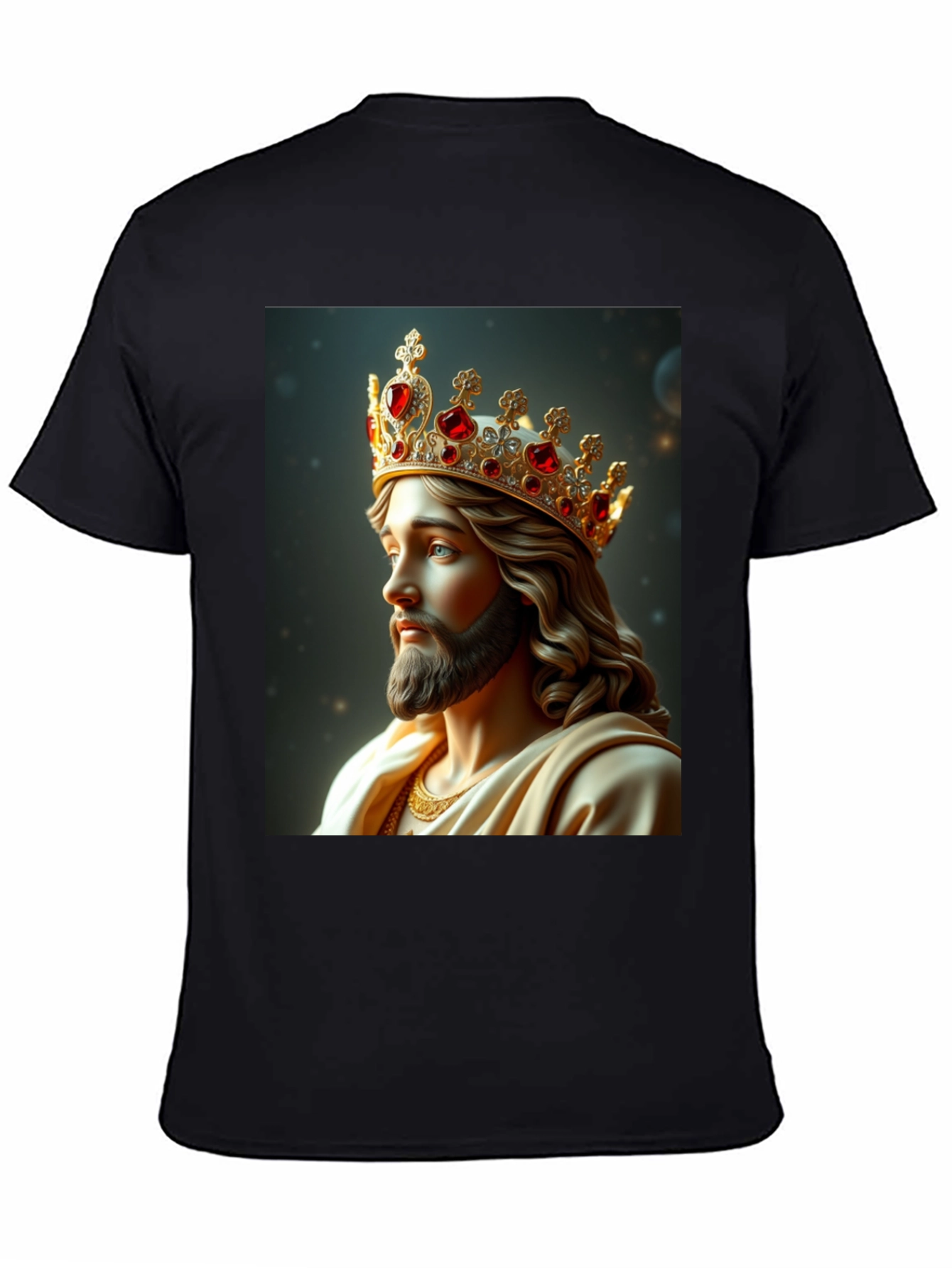 Crowned Figure Graphic T-Shirt
