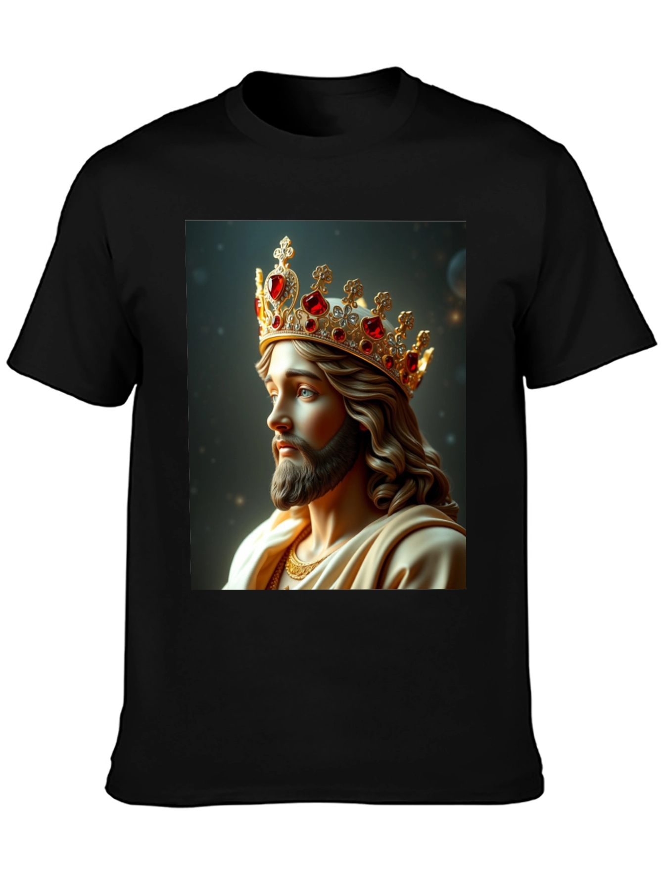 Crowned Figure Graphic T-Shirt