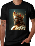 Crowned Figure Graphic T-Shirt