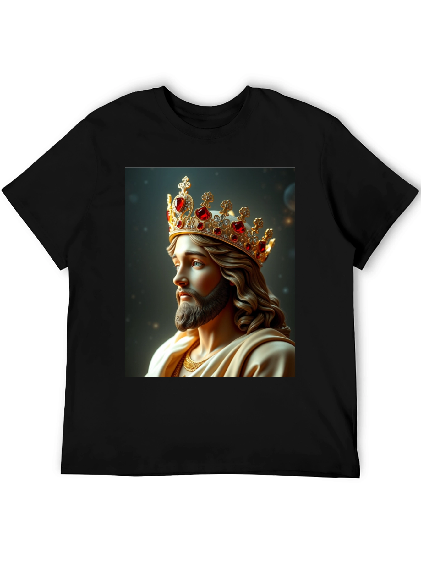 Crowned Figure Graphic T-Shirt