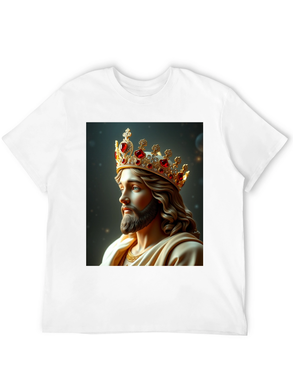 Crowned Figure Graphic T-Shirt