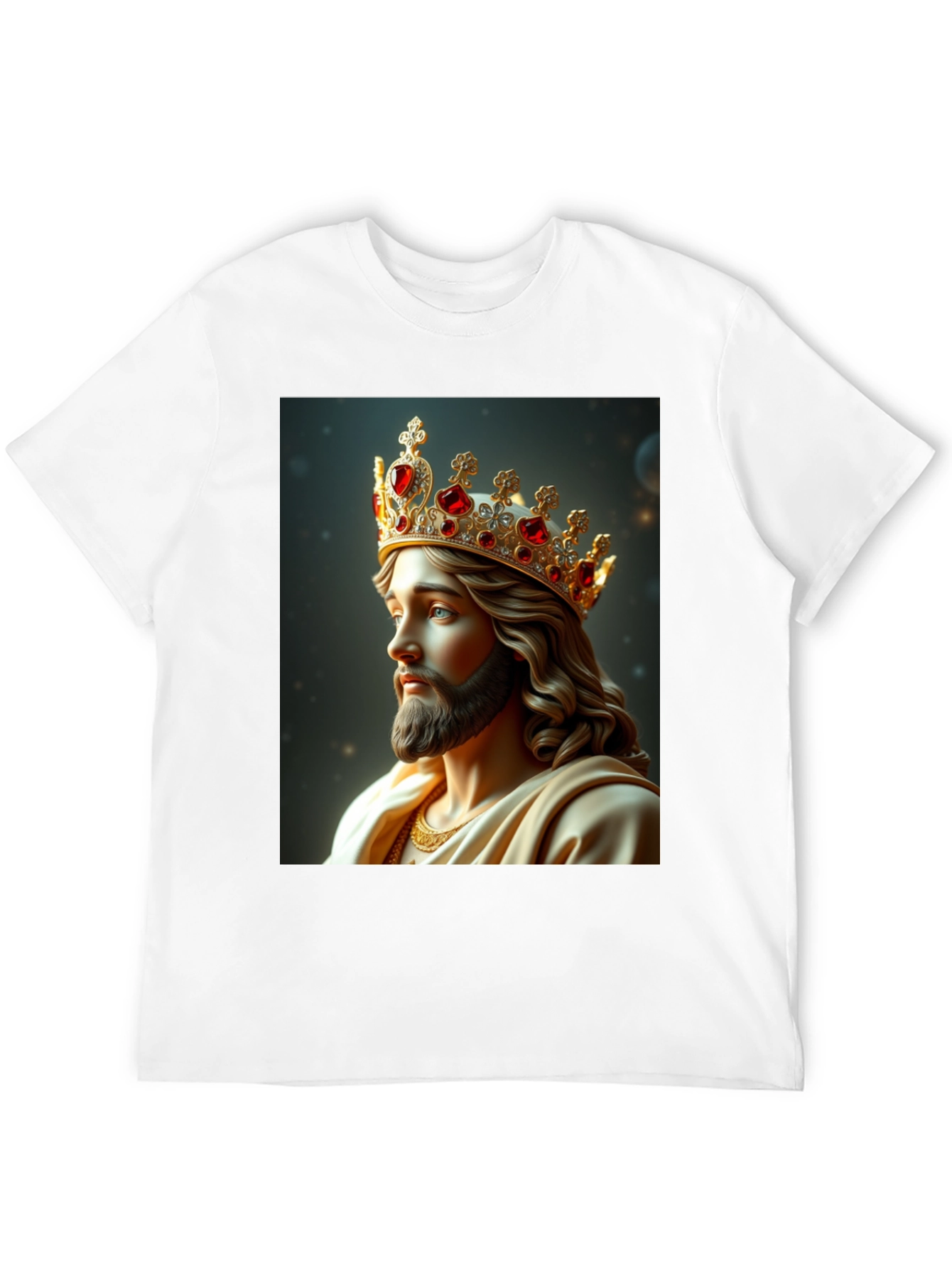 Crowned Figure Graphic T-Shirt