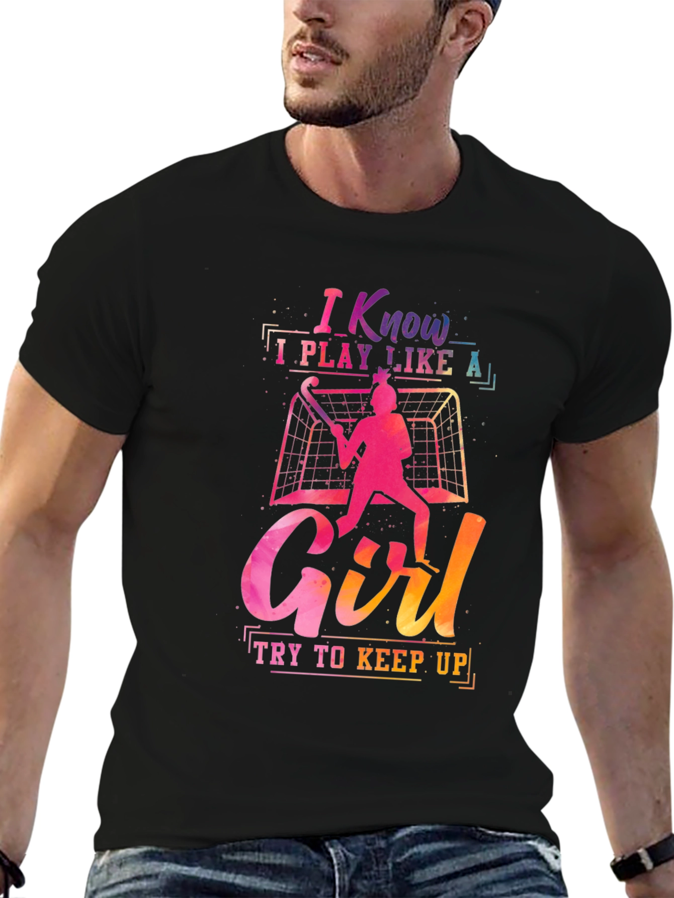 I Know I Play Like A Girl Graphic Tee