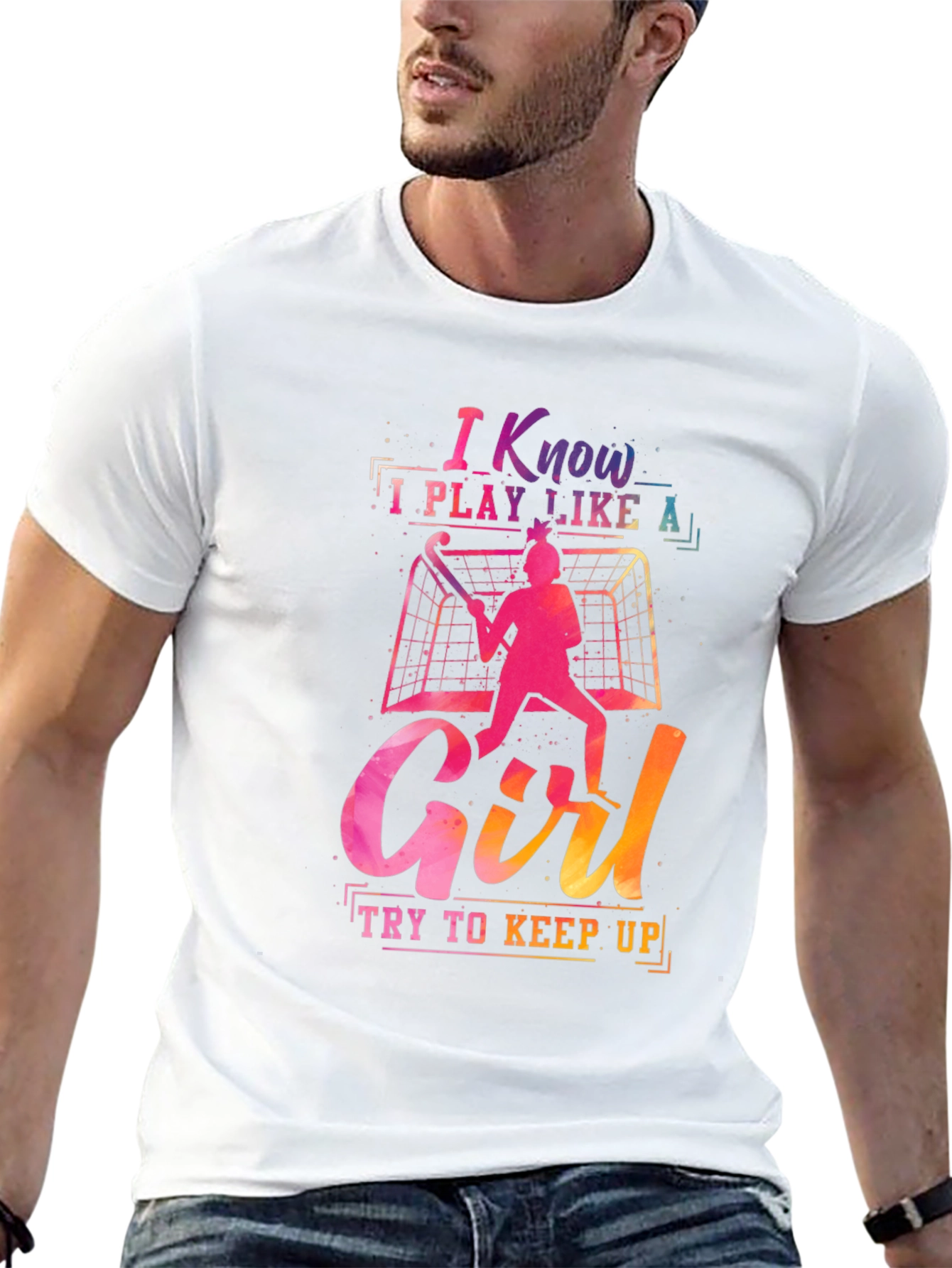 I Know I Play Like A Girl Graphic Tee