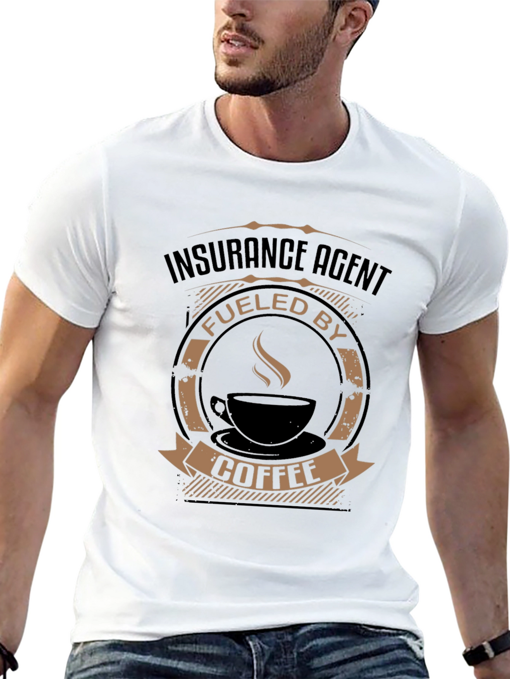 Insurance Agent Fueled By Coffee T-Shirt