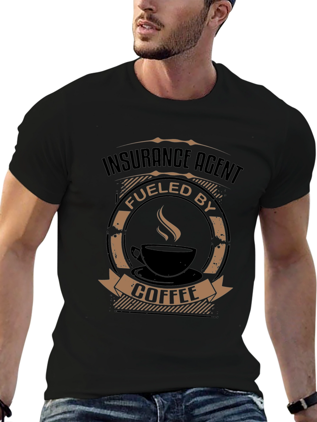 Insurance Agent Fueled By Coffee T-Shirt