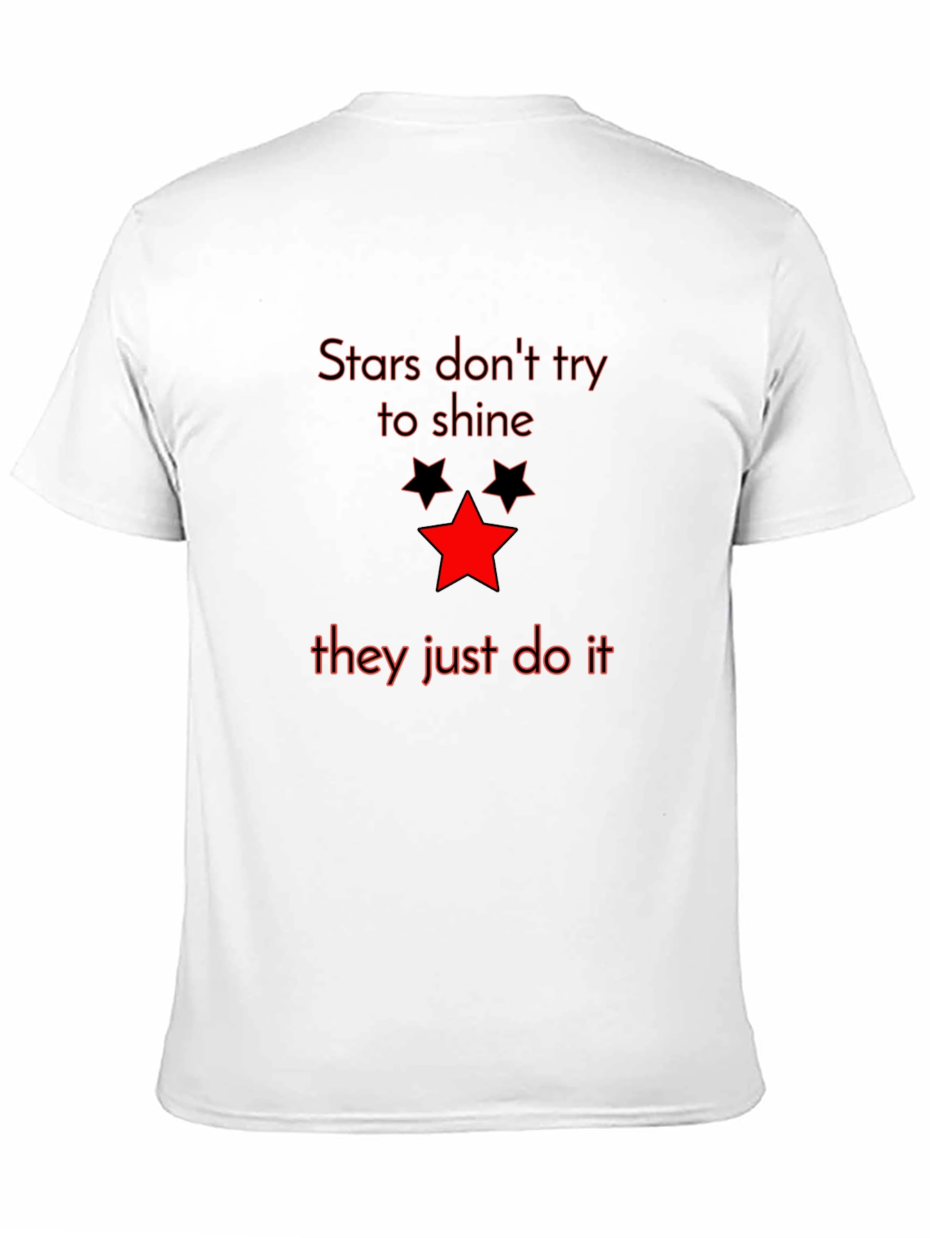 Stars Graphic Tee - Mens Black T-Shirt