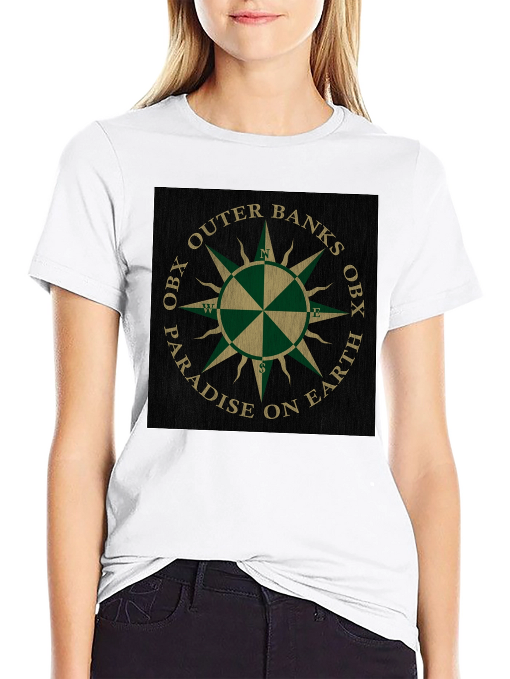Outer Banks OBX Paradise on Earth Graphic Tee