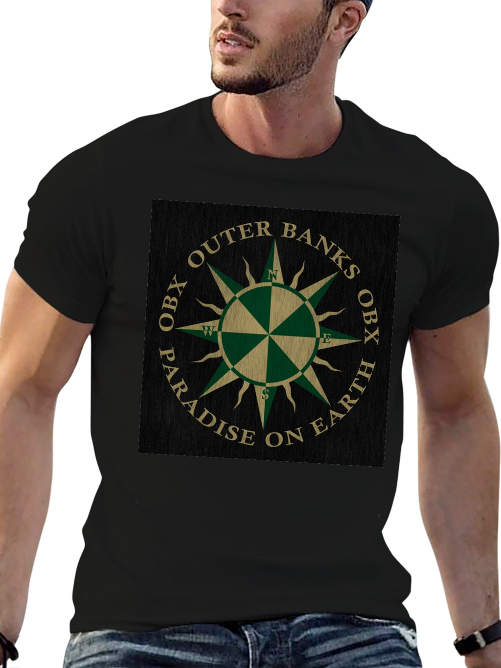Outer Banks OBX Paradise on Earth Graphic Tee