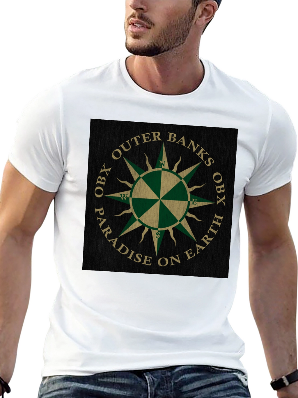 Outer Banks OBX Paradise on Earth Graphic Tee