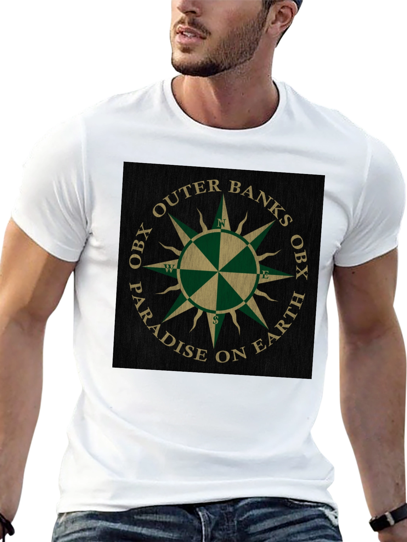 Outer Banks OBX Paradise on Earth Graphic Tee