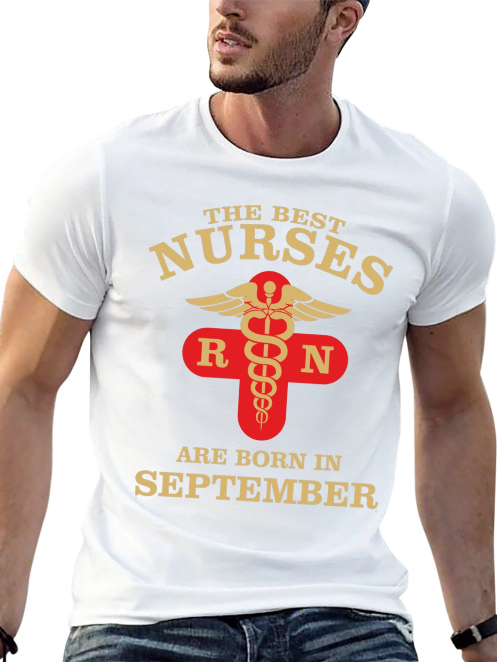 Best Nurses Born in September T-Shirt RN