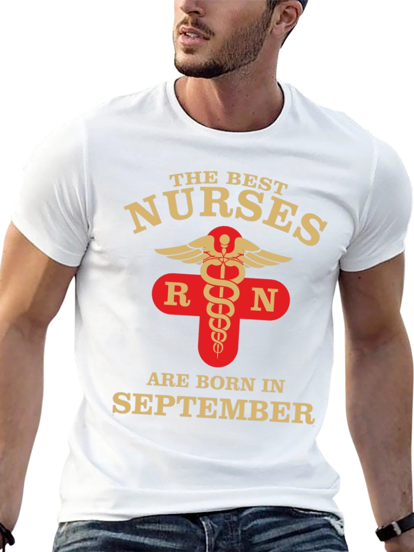 Best Nurses Born in September T-Shirt RN
