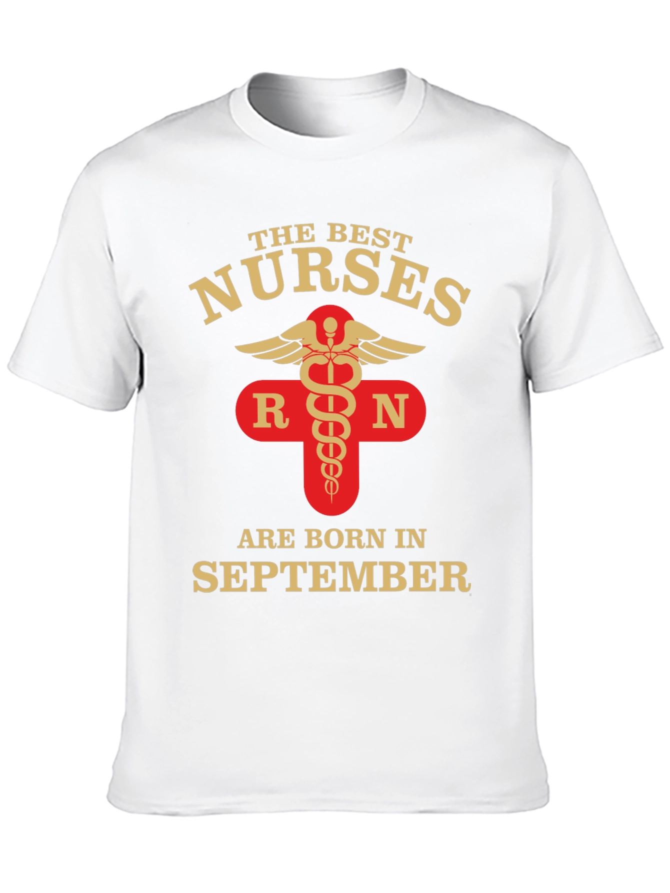 Best Nurses Born in September T-Shirt RN