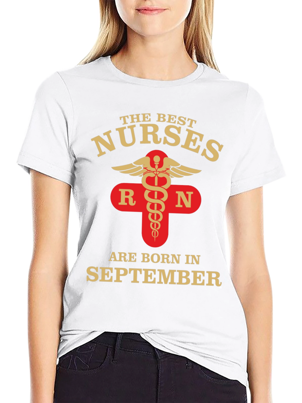 Best Nurses Born in September T-Shirt RN