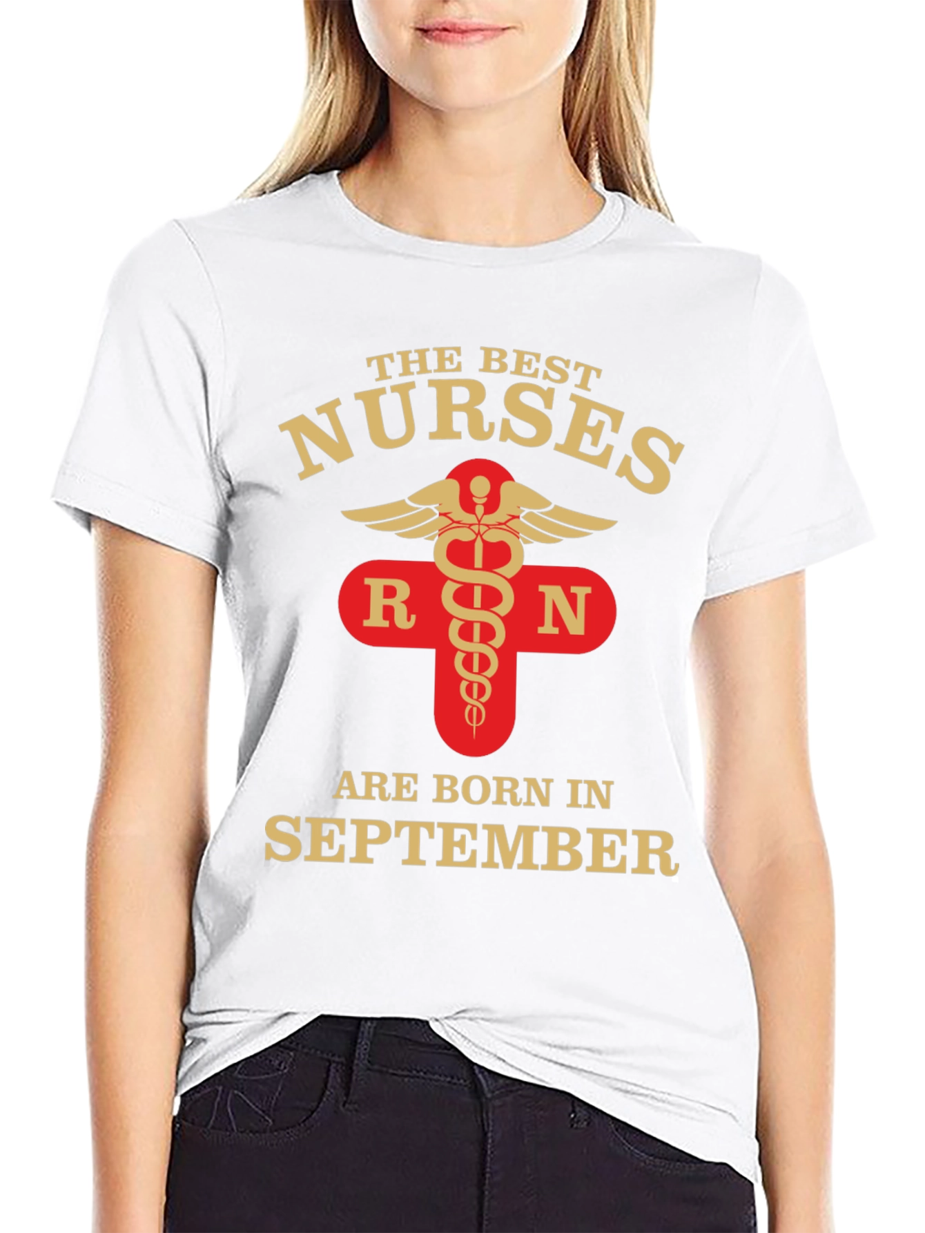 Best Nurses Born in September T-Shirt RN