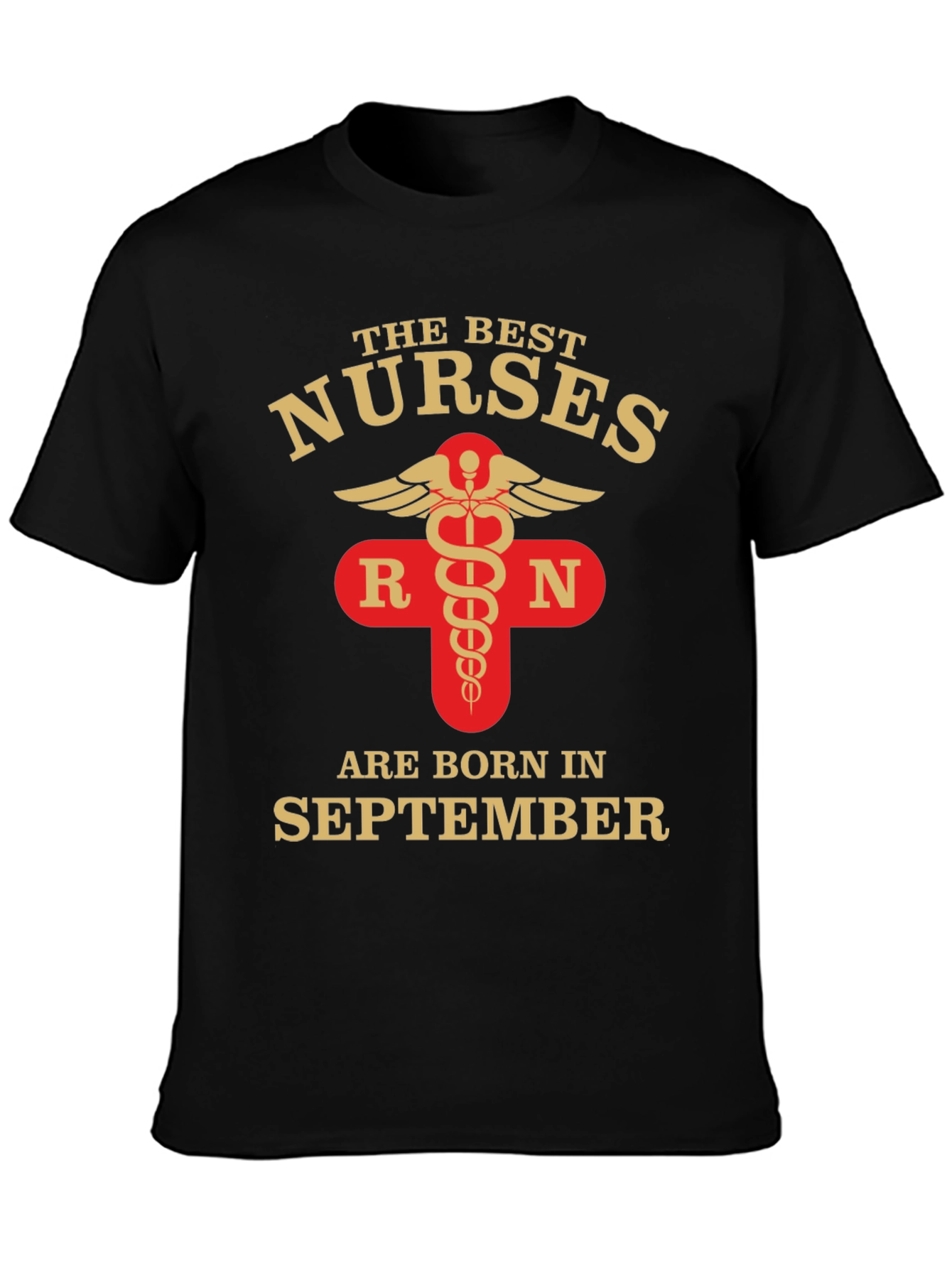 Best Nurses Born in September T-Shirt RN
