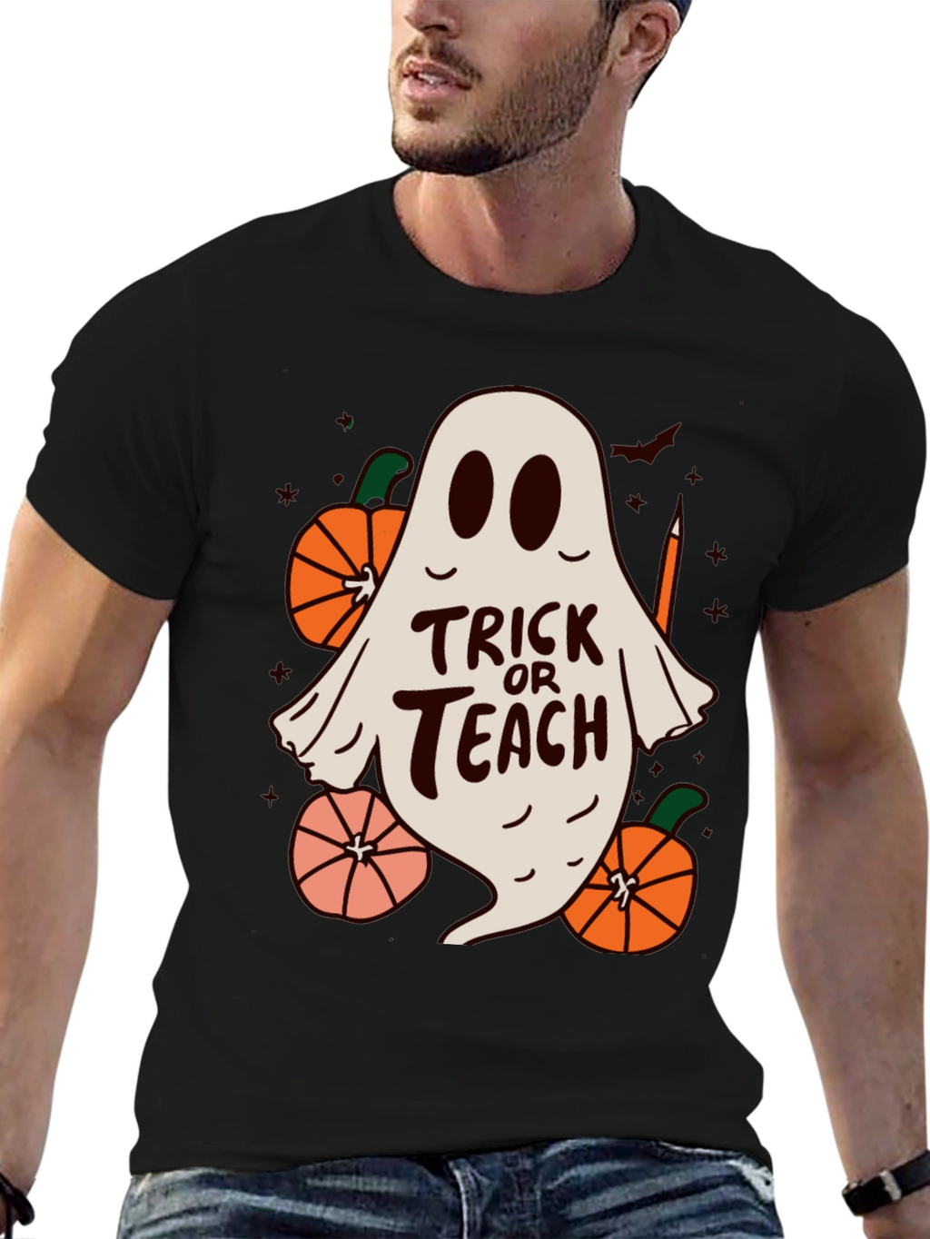 Trick or Teach Halloween T-Shirt