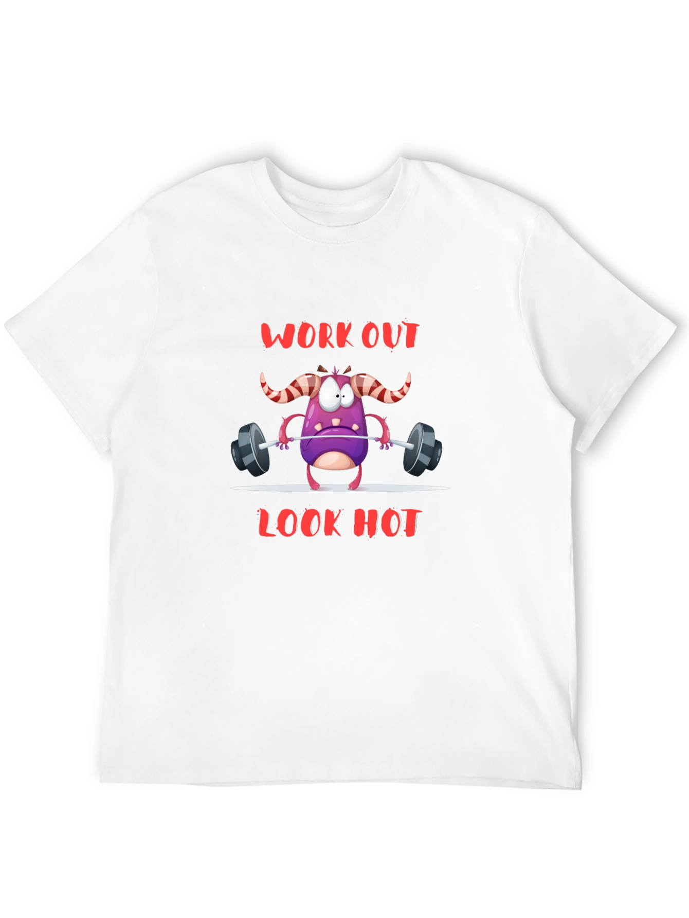 Workout Monster Graphic T-Shirt