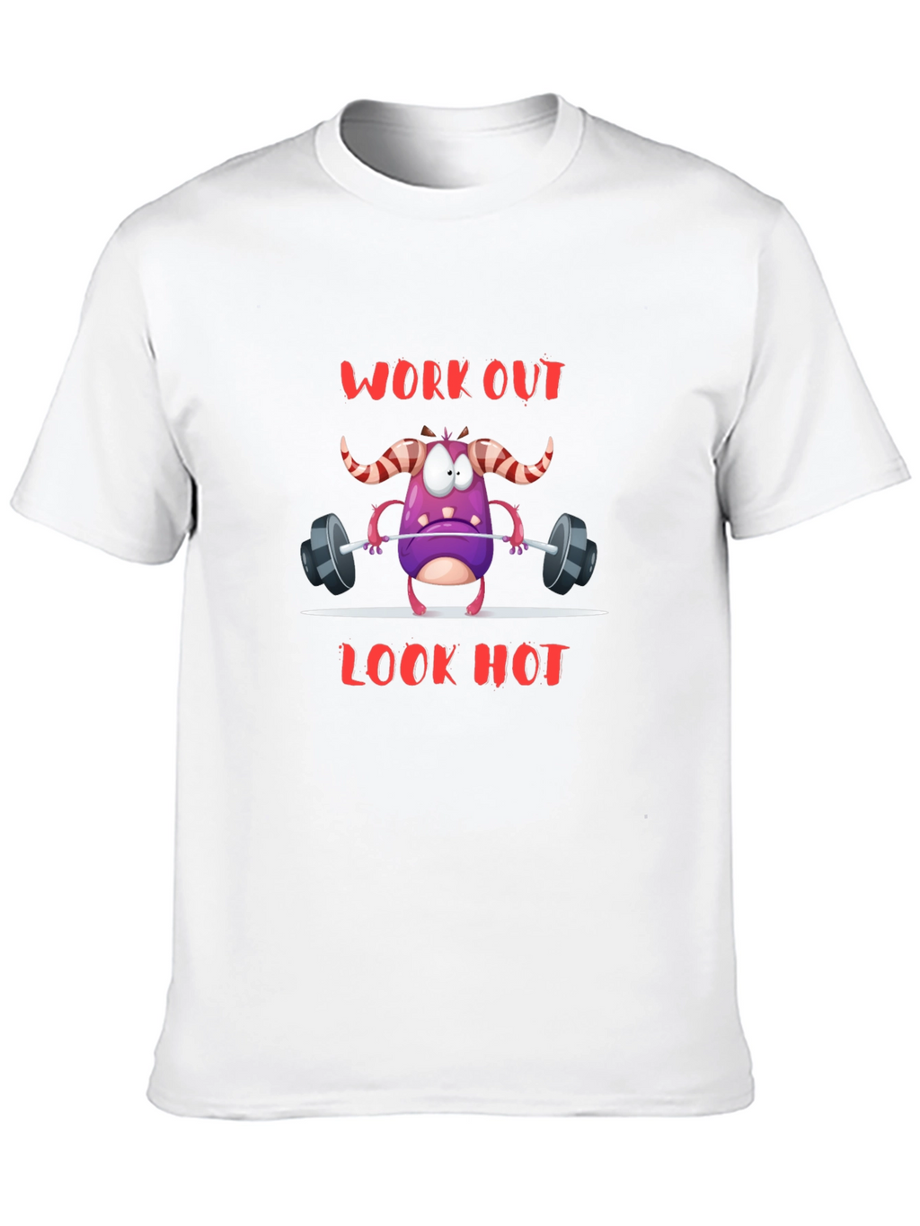 Workout Monster Graphic T-Shirt