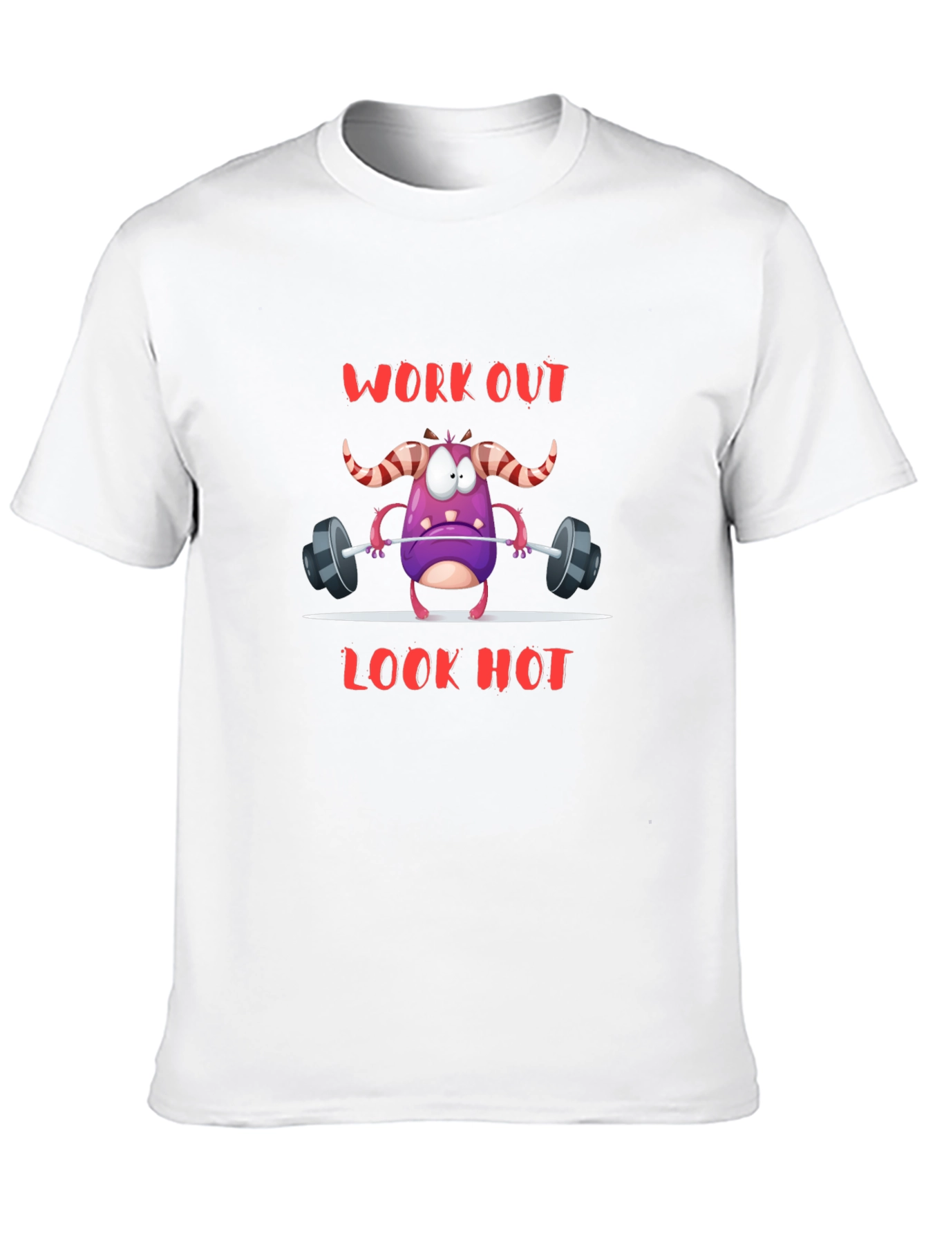 Workout Monster Graphic T-Shirt
