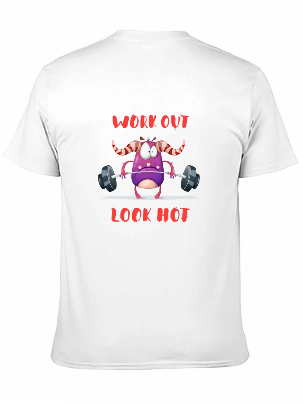 Workout Monster Graphic T-Shirt