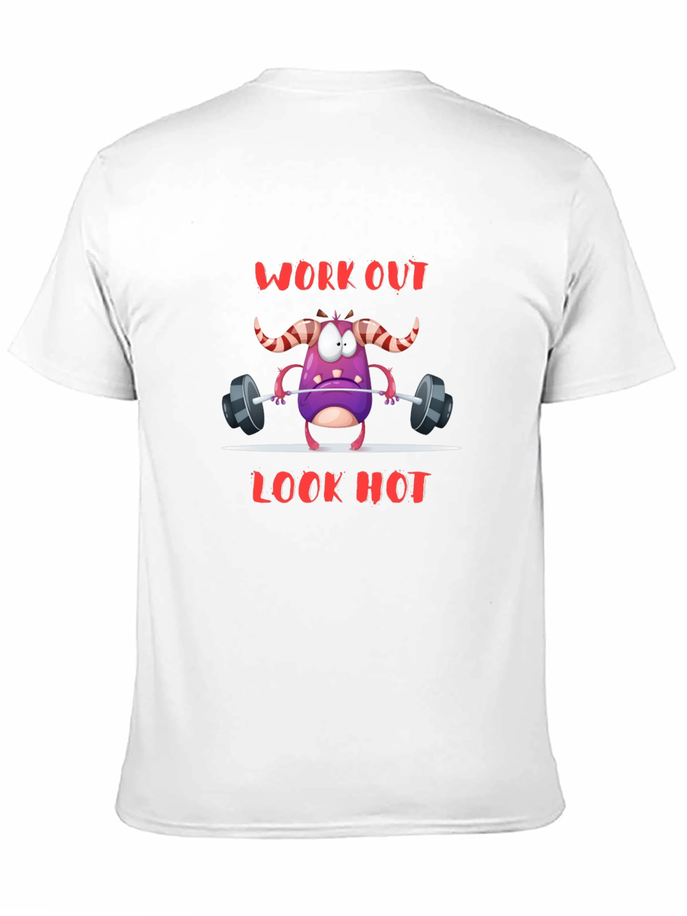Workout Monster Graphic T-Shirt