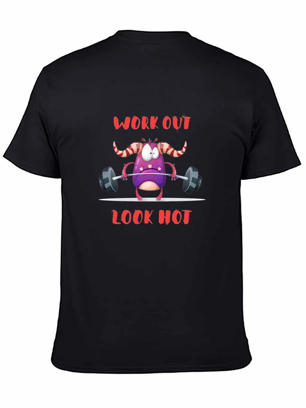 Workout Monster Graphic T-Shirt