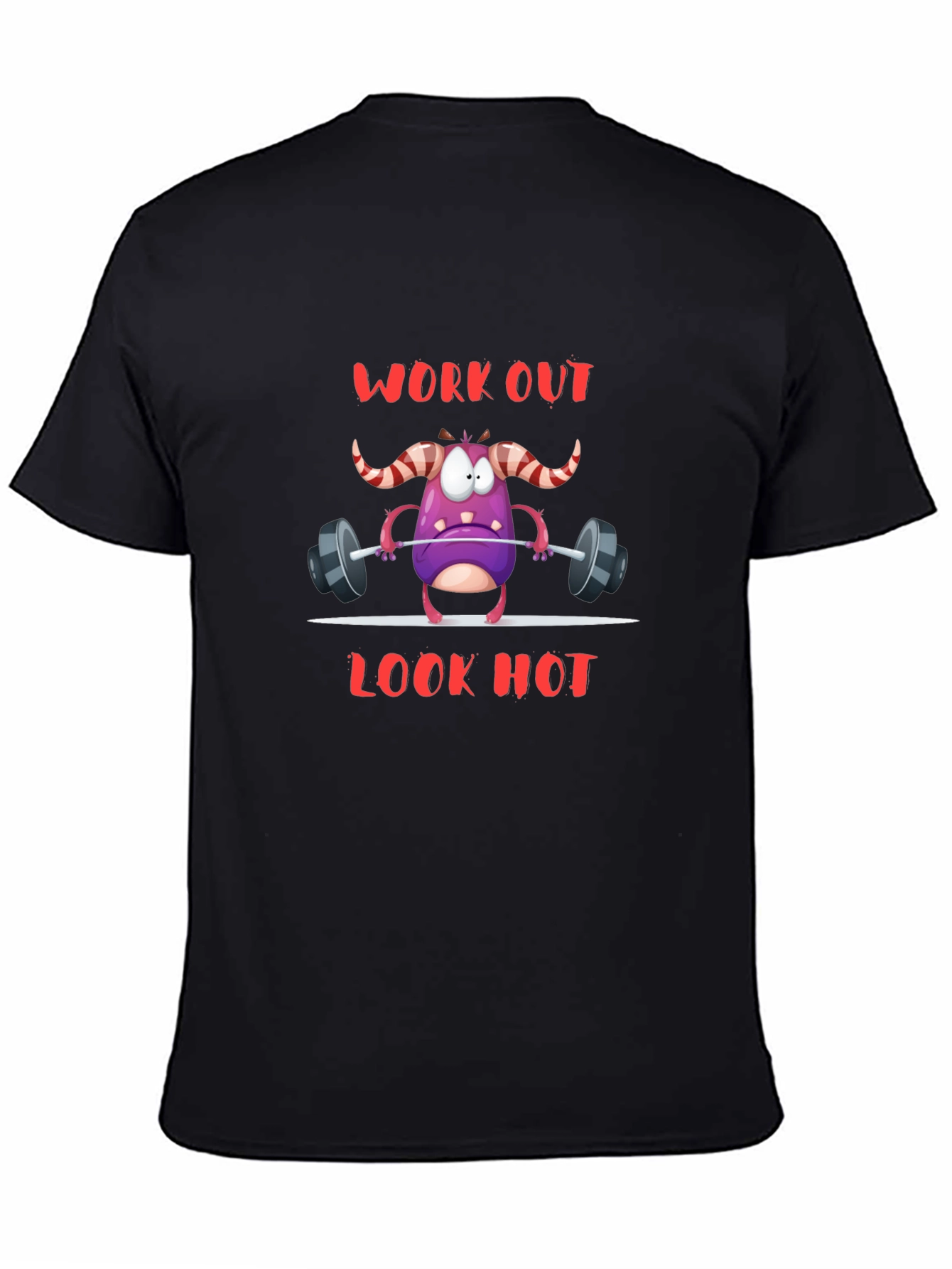 Workout Monster Graphic T-Shirt