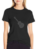 Guitar Graphic Tee - Casual Style