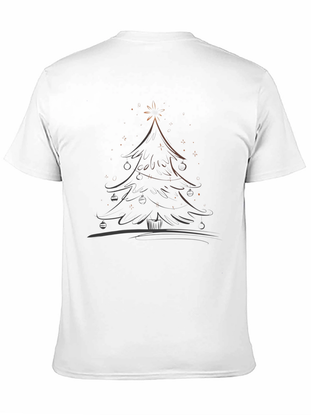 Christmas Tree Graphic Tee - Holiday Style