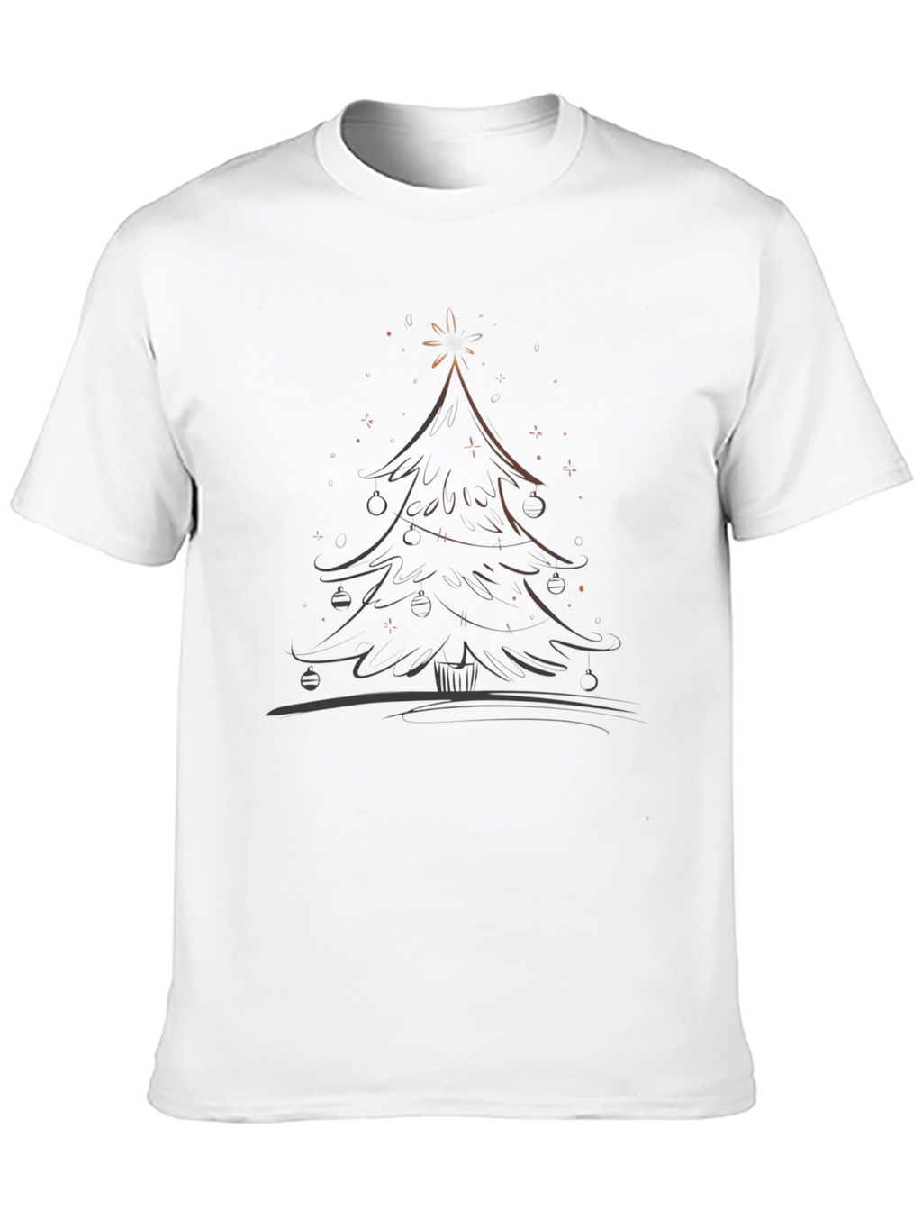 Christmas Tree Graphic Tee - Holiday Style