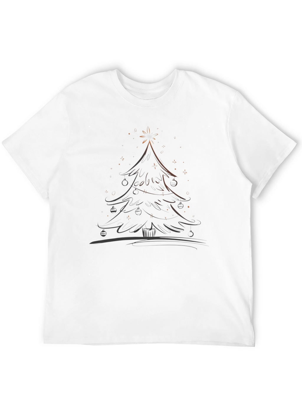 Christmas Tree Graphic Tee - Holiday Style