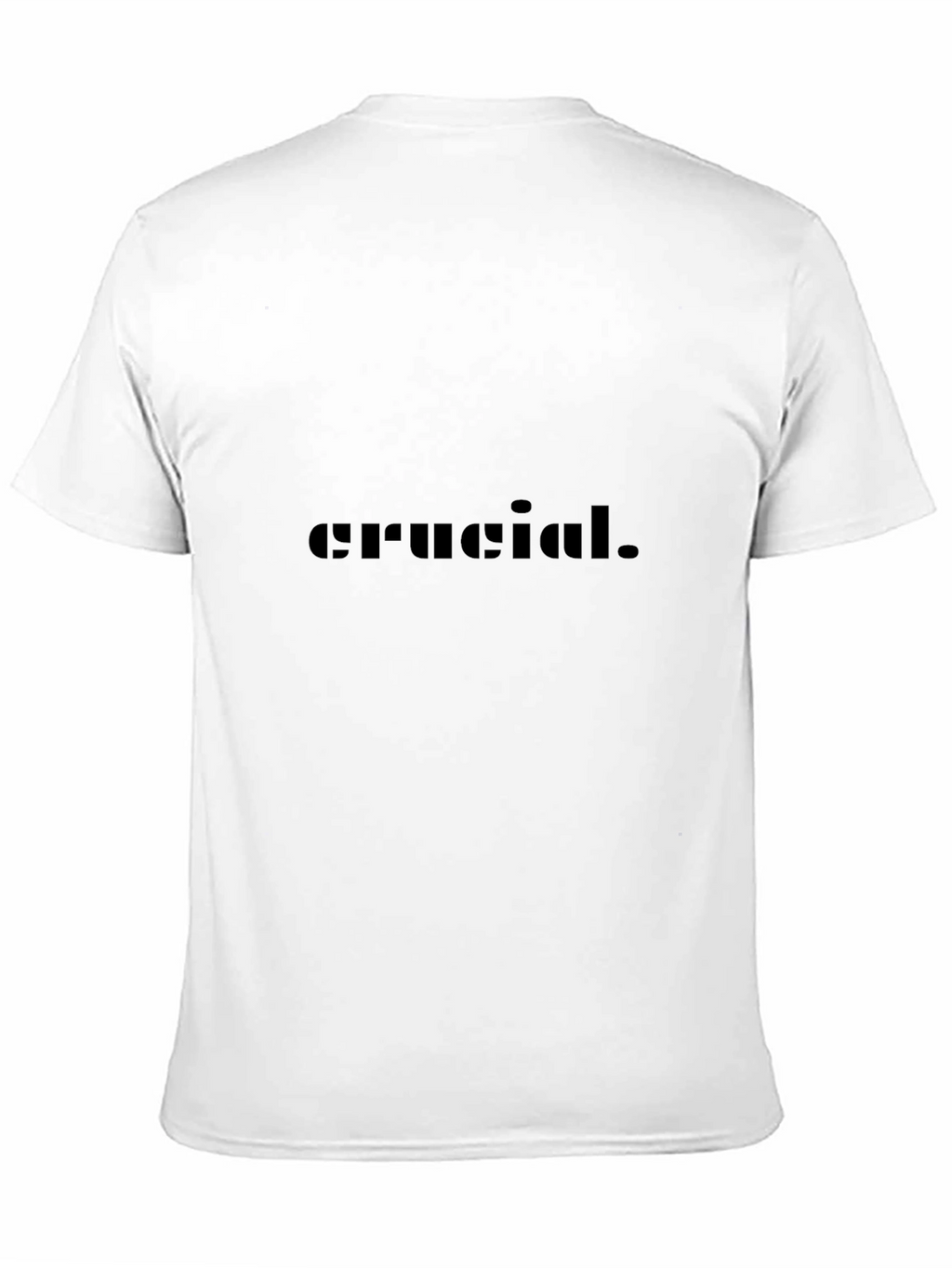 Crucial T-Shirt - Modern Black Graphic Tee