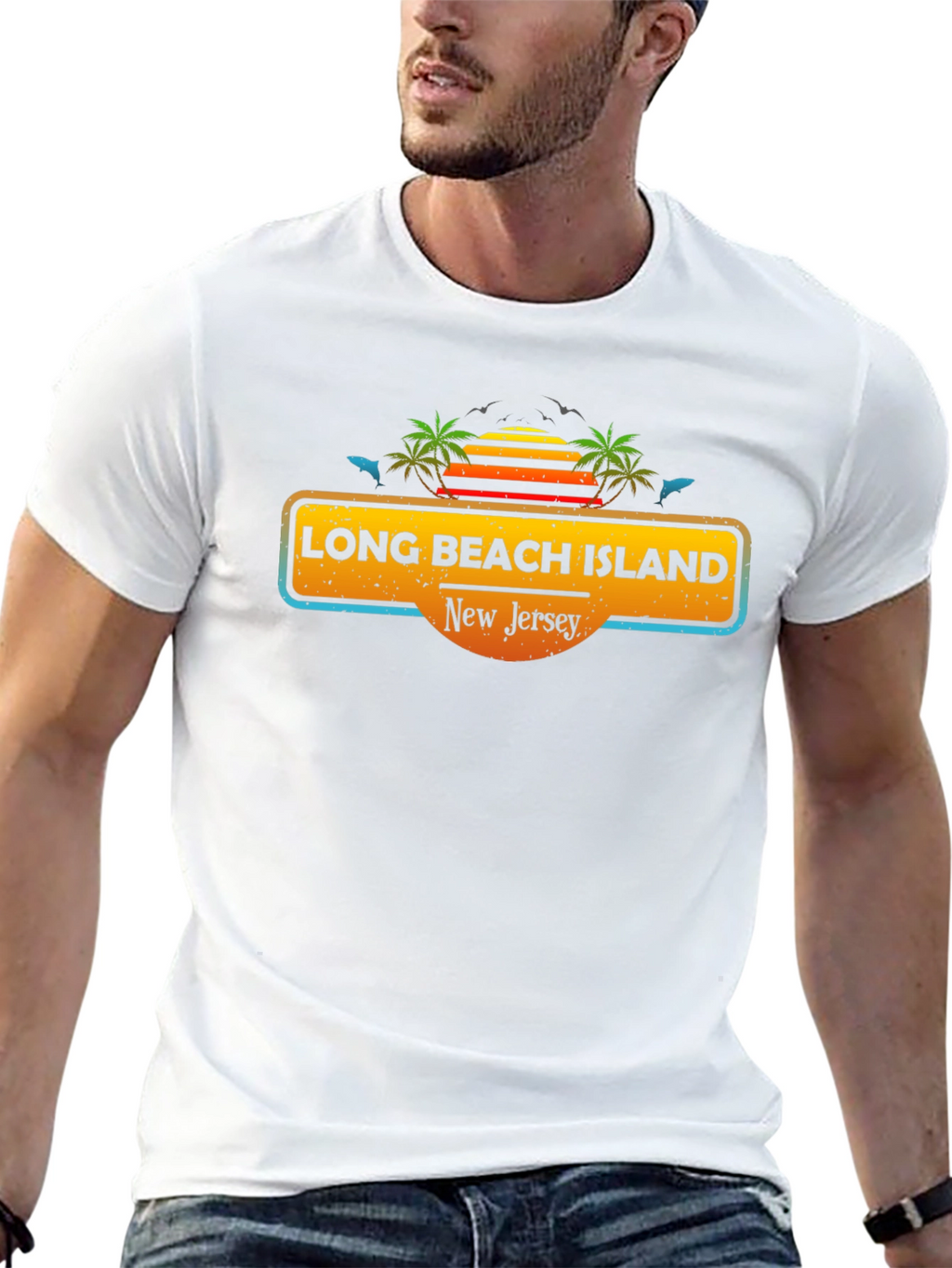 Long Beach Island New Jersey Graphic T-Shirt