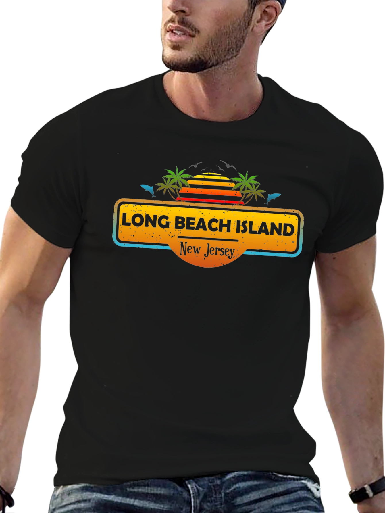 Long Beach Island New Jersey Graphic T-Shirt
