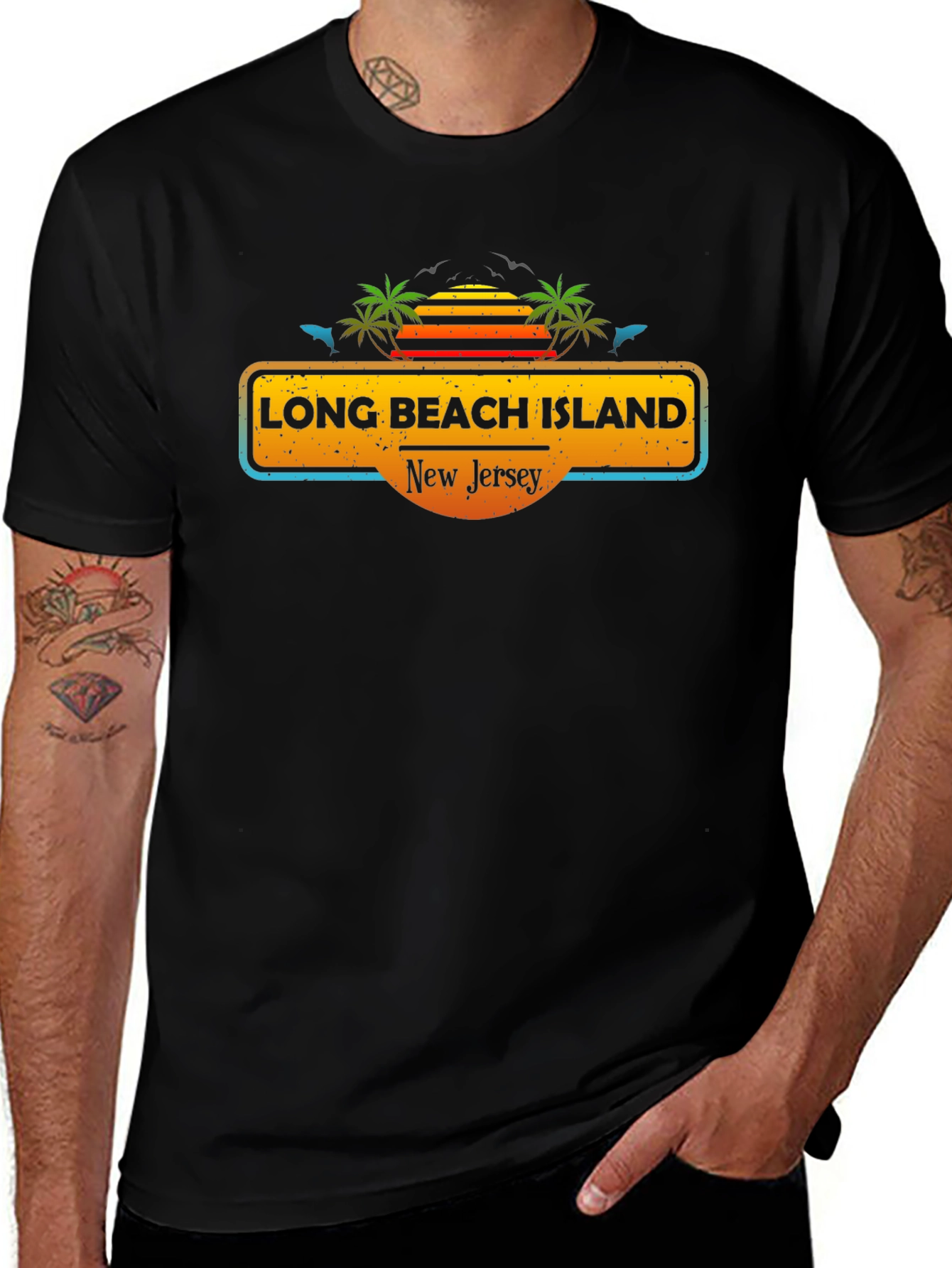 Long Beach Island New Jersey Graphic T-Shirt