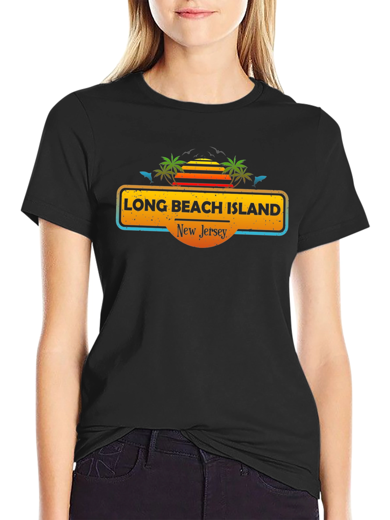 Long Beach Island New Jersey Graphic T-Shirt
