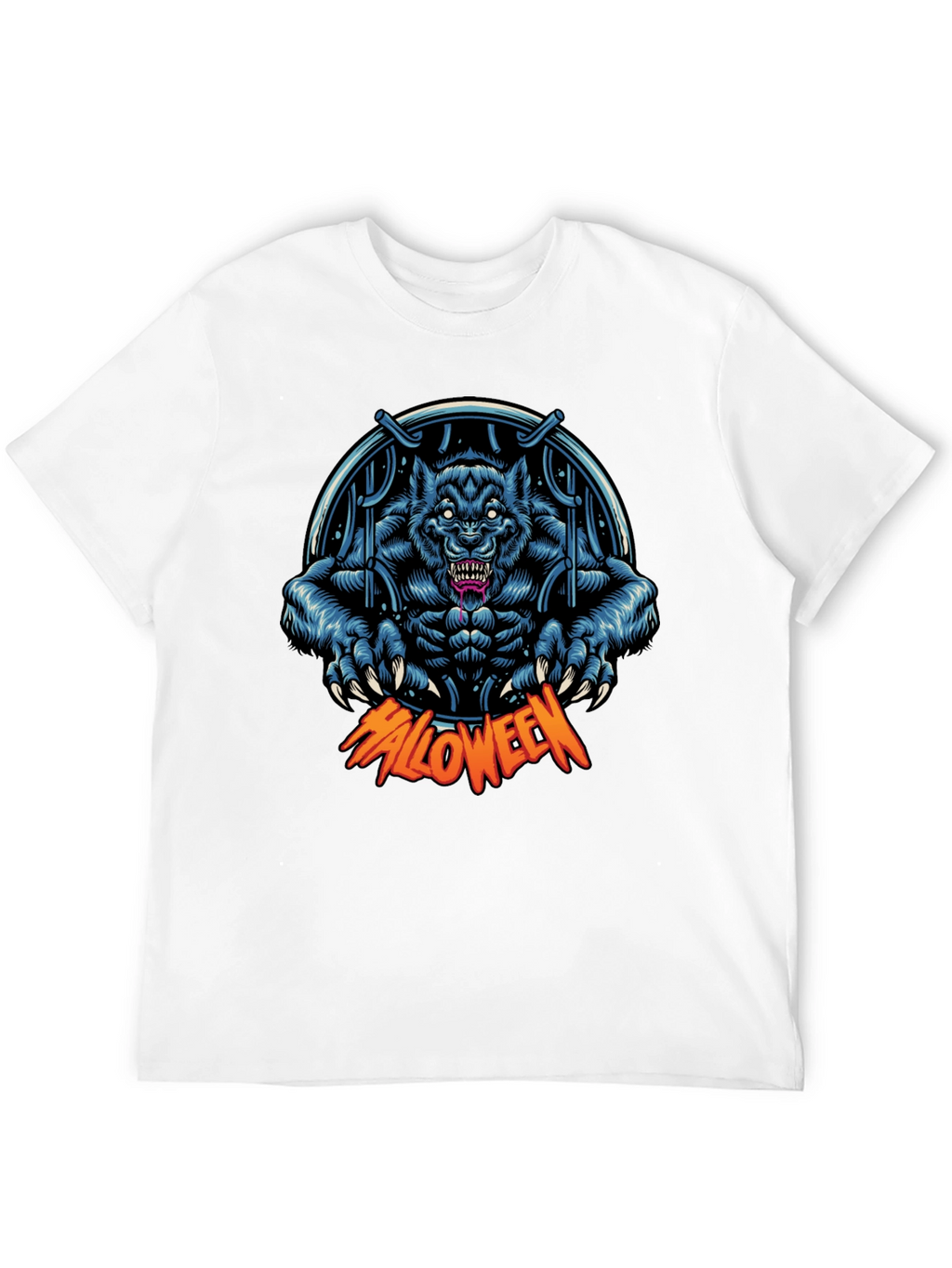 Halloween Werewolf T-Shirt - Spooky Season Apparel