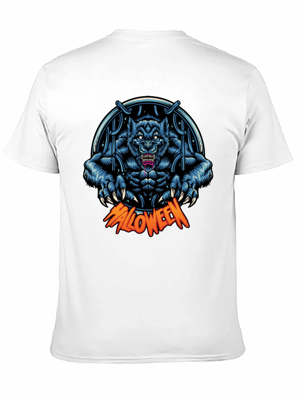 Halloween Werewolf T-Shirt - Spooky Season Apparel