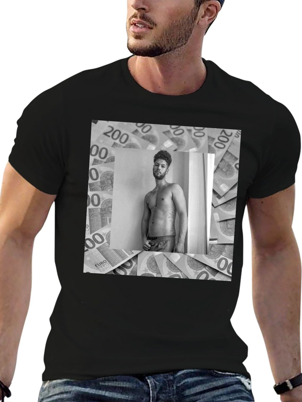 Euro Money Graphic Tee Shirt