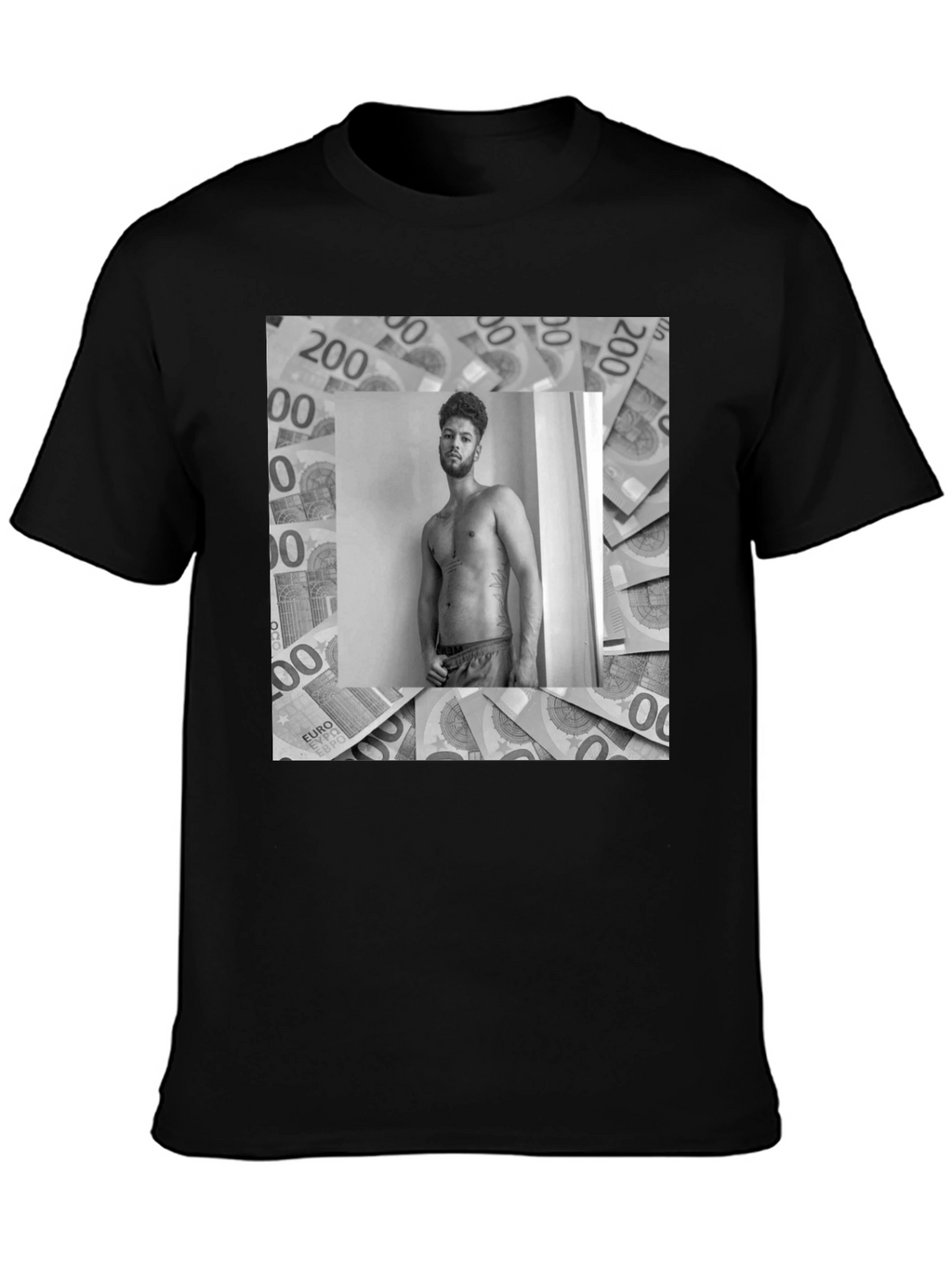 Euro Money Graphic Tee Shirt