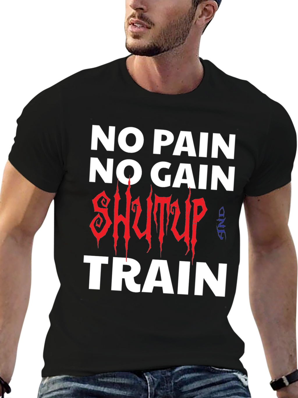 No Pain No Gain T-Shirt Workout Motivation