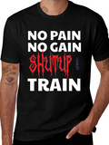 No Pain No Gain T-Shirt Workout Motivation