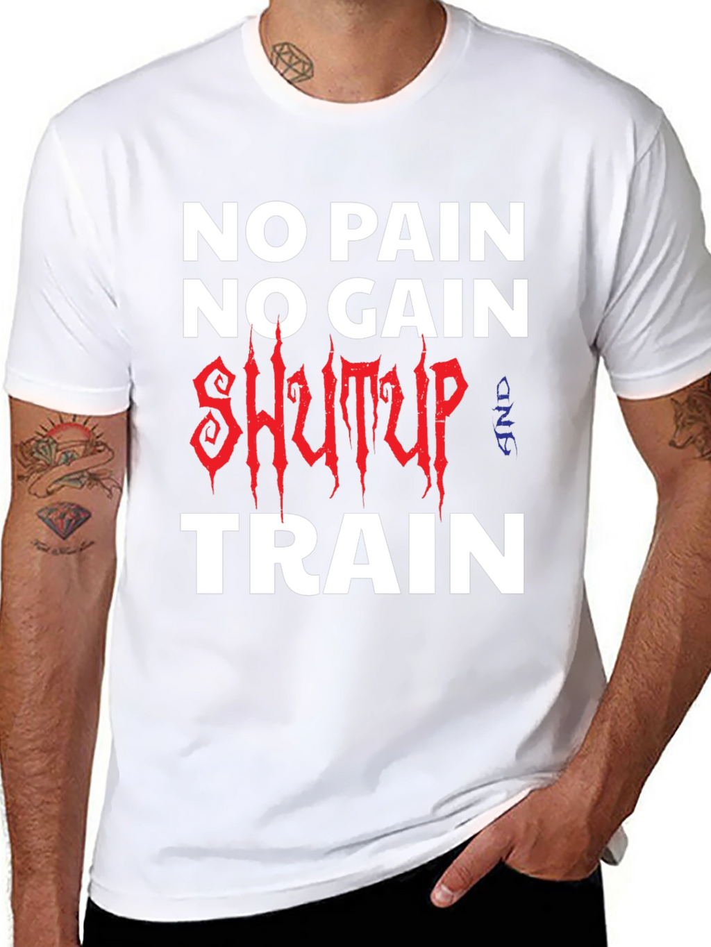 No Pain No Gain T-Shirt Workout Motivation